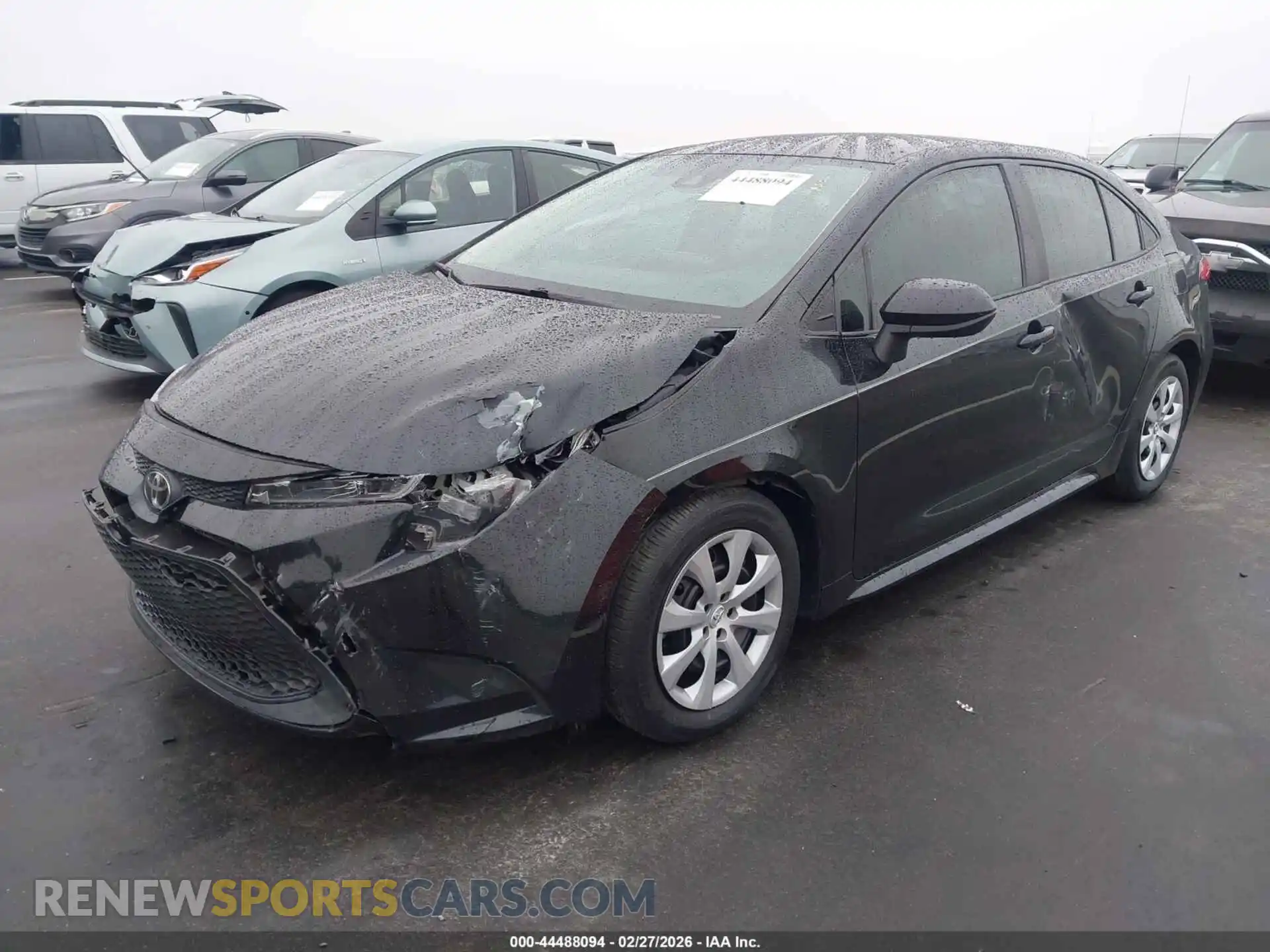 2 Photograph of a damaged car 5YFEPMAE8NP390913 TOYOTA COROLLA 2022