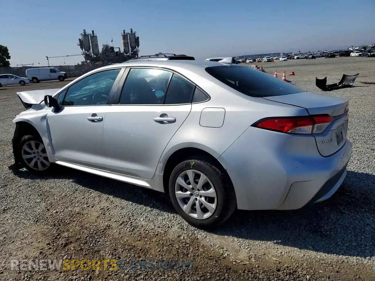 2 Photograph of a damaged car 5YFEPMAE9NP272630 TOYOTA COROLLA 2022
