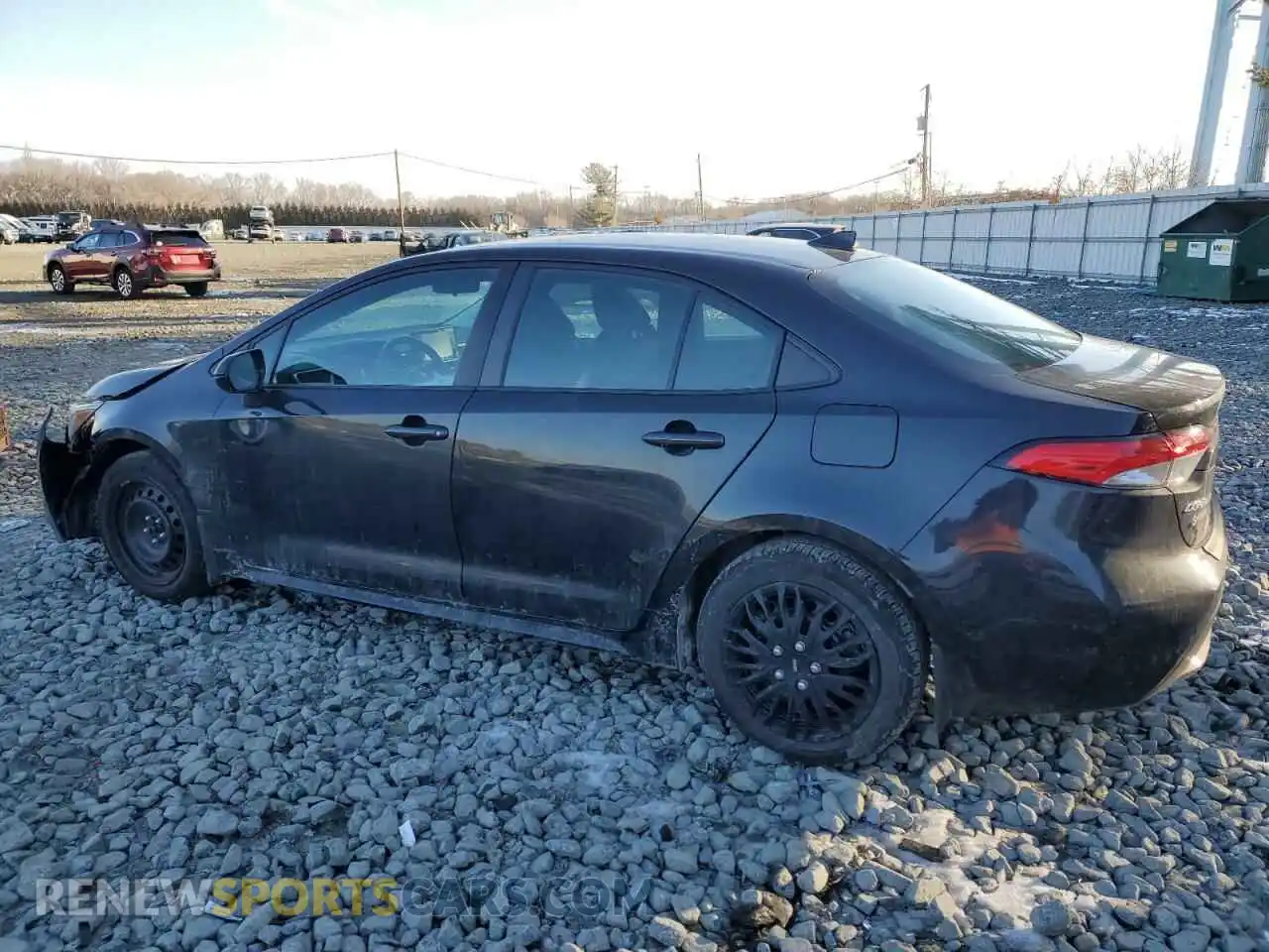 2 Photograph of a damaged car 5YFEPMAE9NP295342 TOYOTA COROLLA 2022