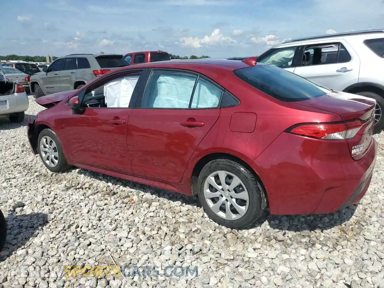 2 Photograph of a damaged car 5YFEPMAE9NP367320 TOYOTA COROLLA 2022