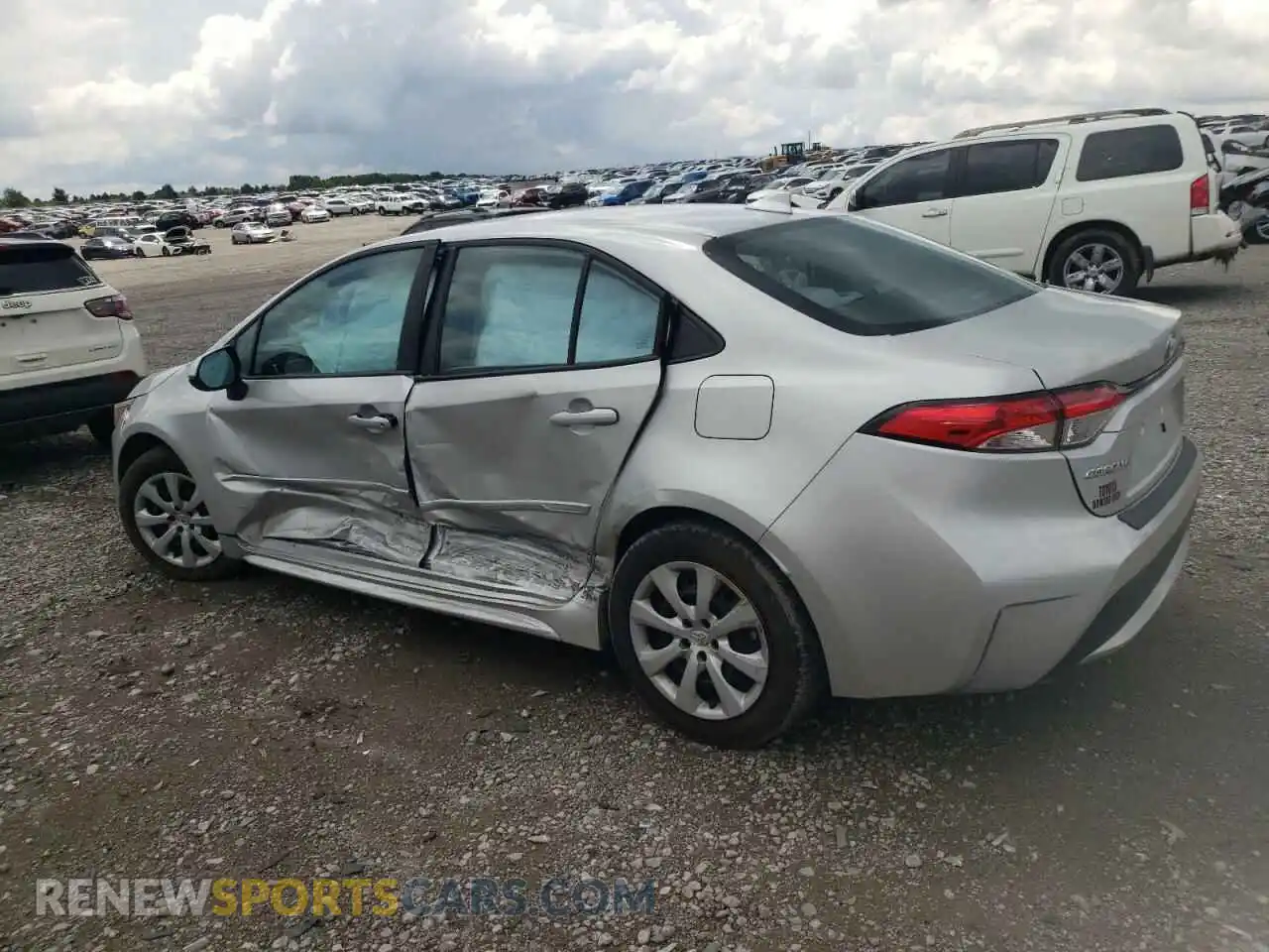 2 Photograph of a damaged car 5YFEPMAE9NP386546 TOYOTA COROLLA 2022