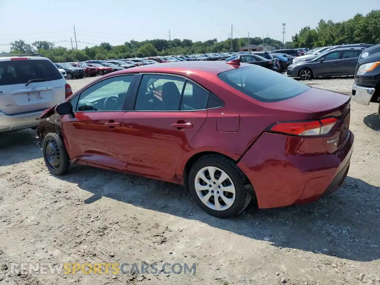 2 Photograph of a damaged car 5YFEPMAE9NP388720 TOYOTA COROLLA 2022