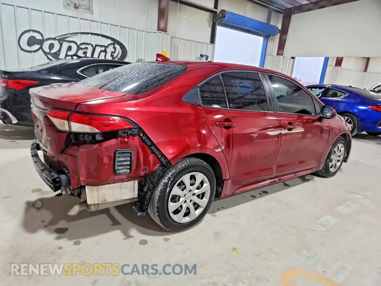 3 Photograph of a damaged car 5YFEPMAEXNP272426 TOYOTA COROLLA 2022