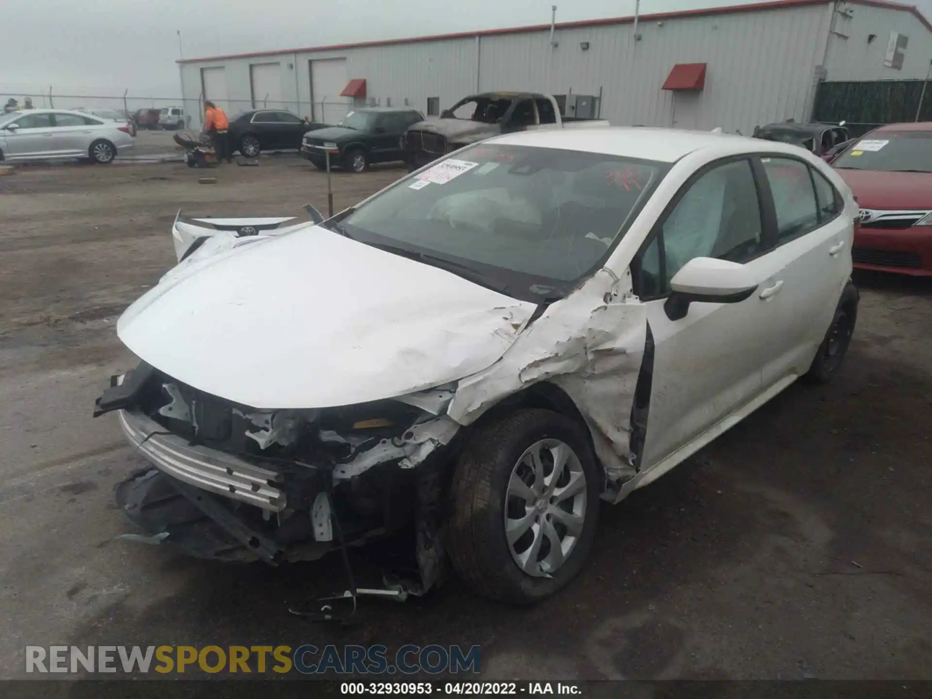 2 Photograph of a damaged car 5YFEPMAEXNP273124 TOYOTA COROLLA 2022