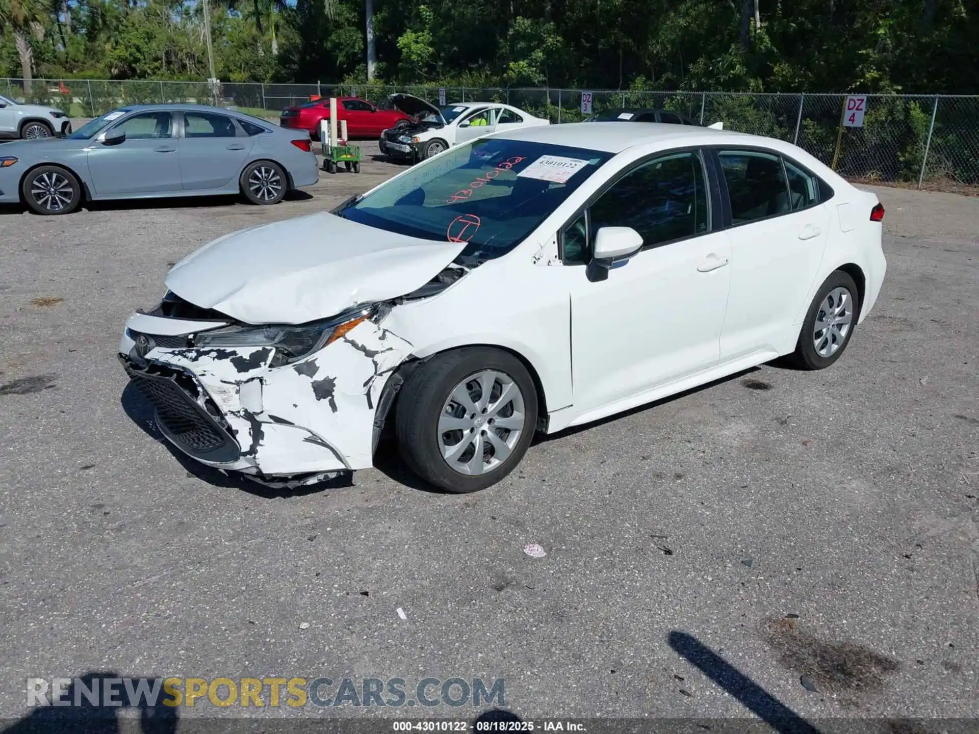 2 Photograph of a damaged car 5YFEPMAEXNP274676 TOYOTA COROLLA 2022