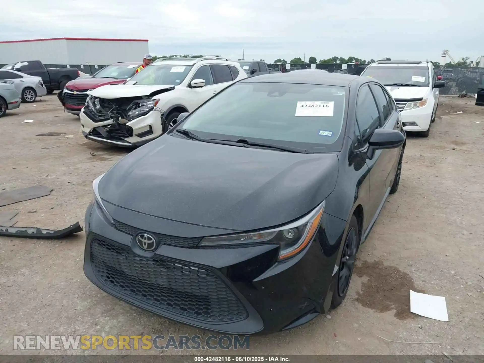 2 Photograph of a damaged car 5YFEPMAEXNP275956 TOYOTA COROLLA 2022