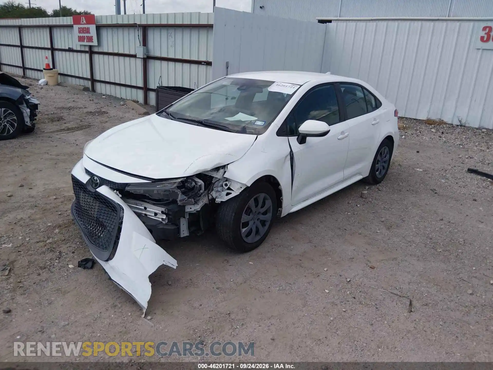 2 Photograph of a damaged car 5YFEPMAEXNP279084 TOYOTA COROLLA 2022