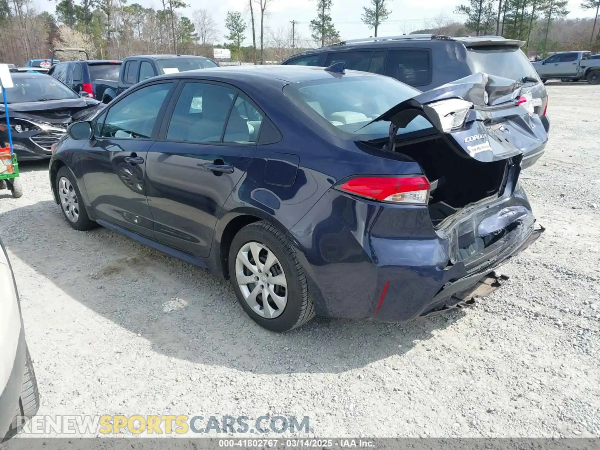 3 Photograph of a damaged car 5YFEPMAEXNP292675 TOYOTA COROLLA 2022