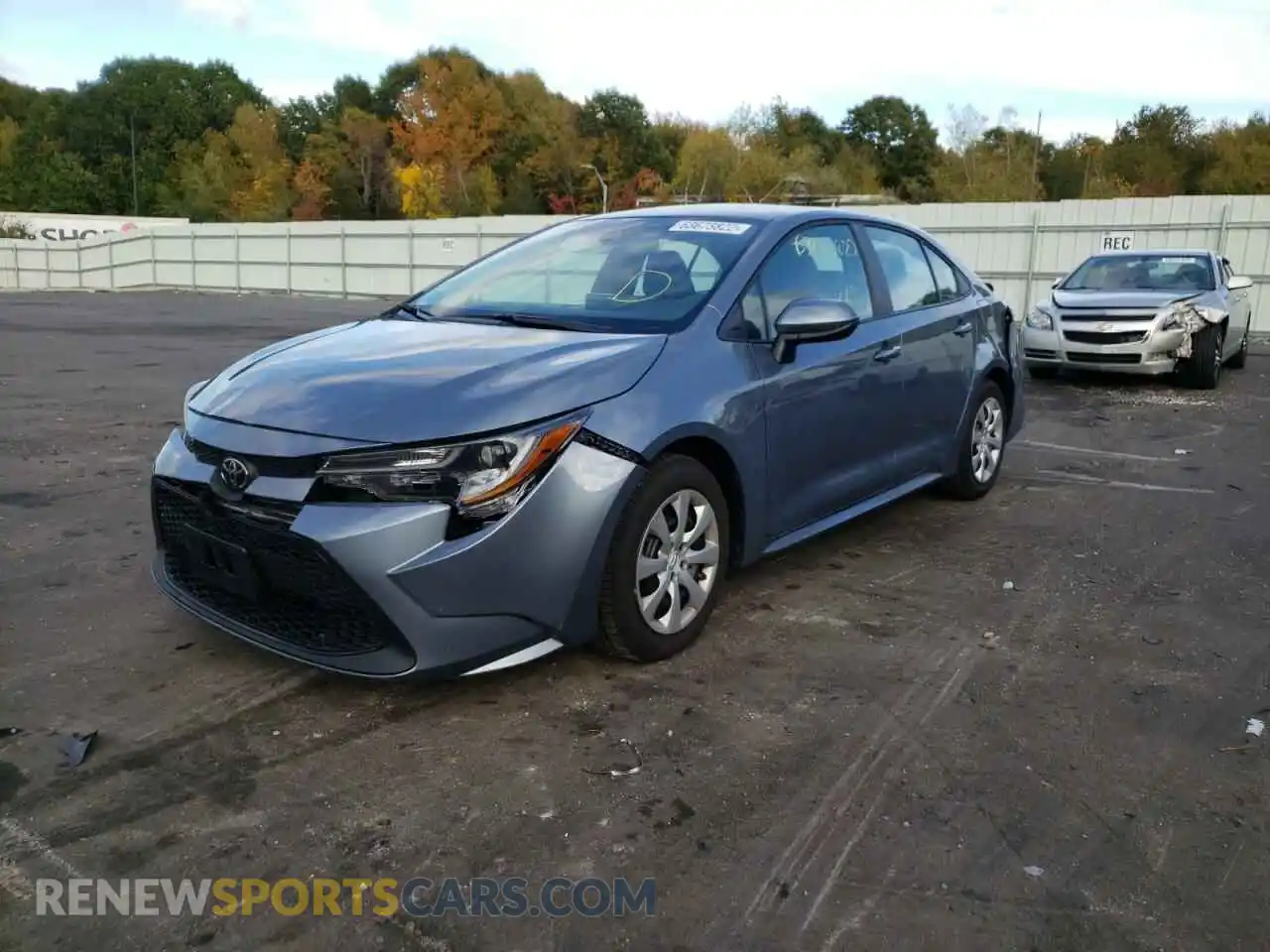 2 Photograph of a damaged car 5YFEPMAEXNP295267 TOYOTA COROLLA 2022