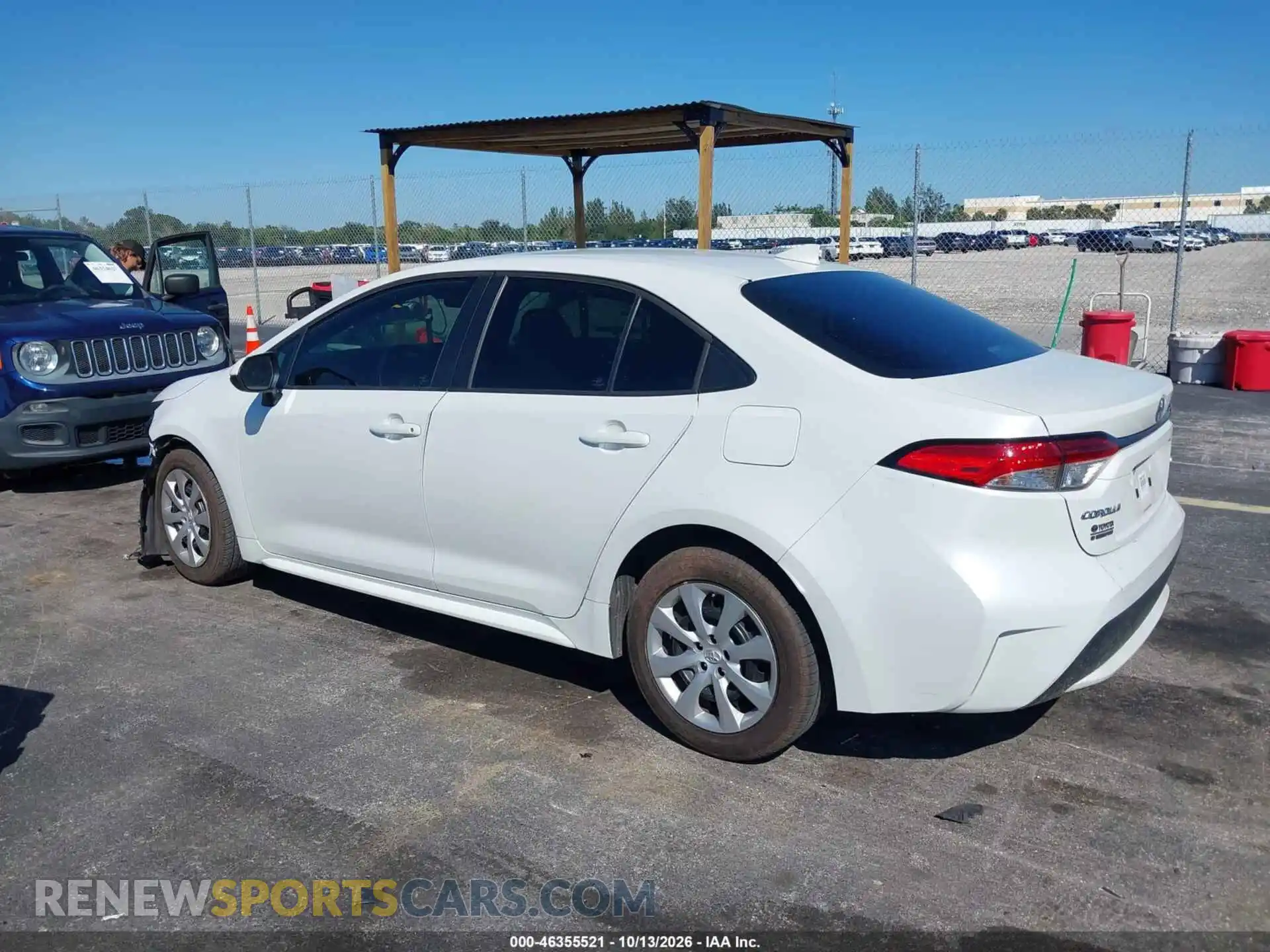 3 fotografías del automóvil dañado 5YFEPMAEXNP297987 TOYOTA COROLLA 2022