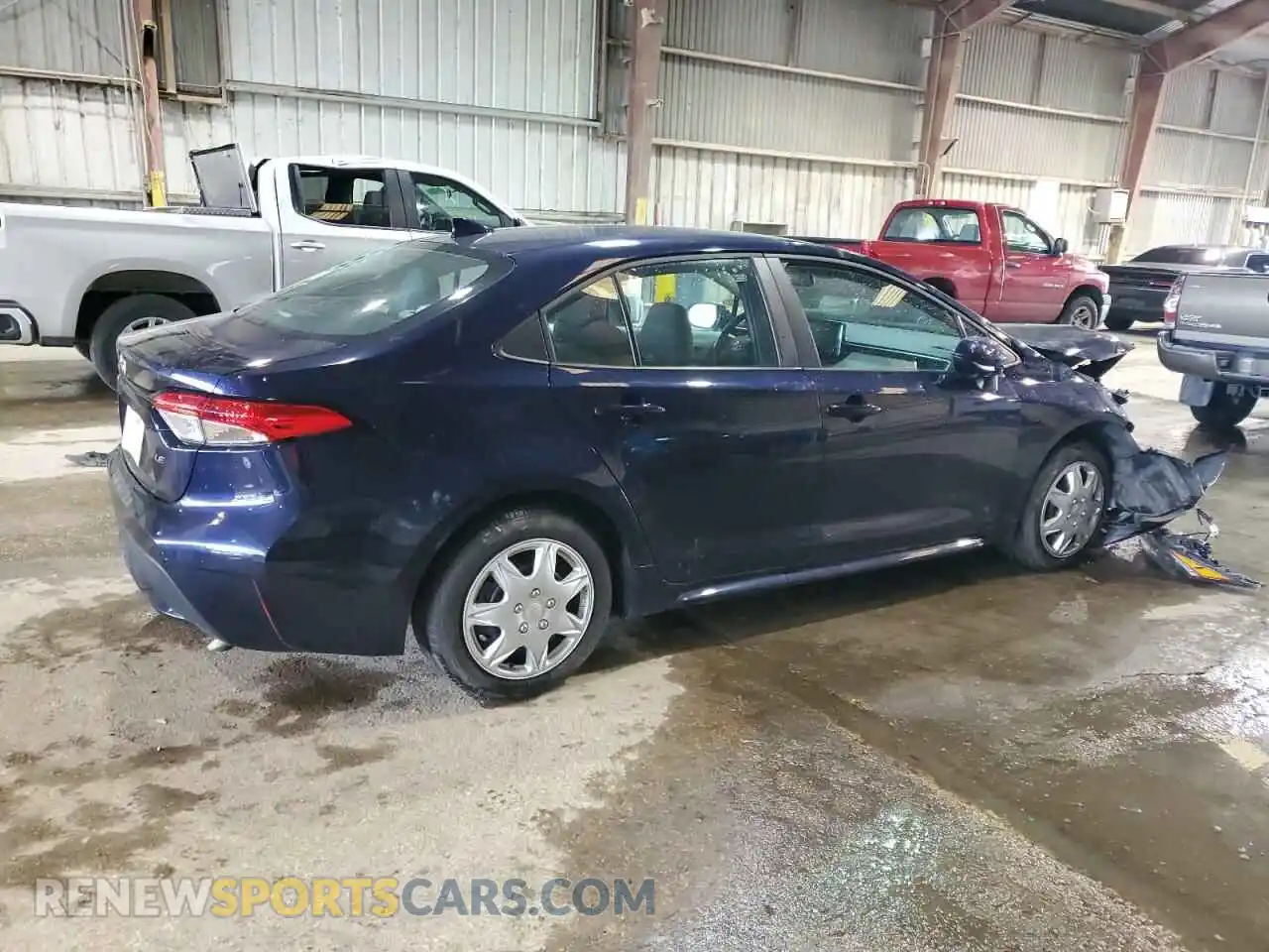 3 Photograph of a damaged car 5YFEPMAEXNP301732 TOYOTA COROLLA 2022