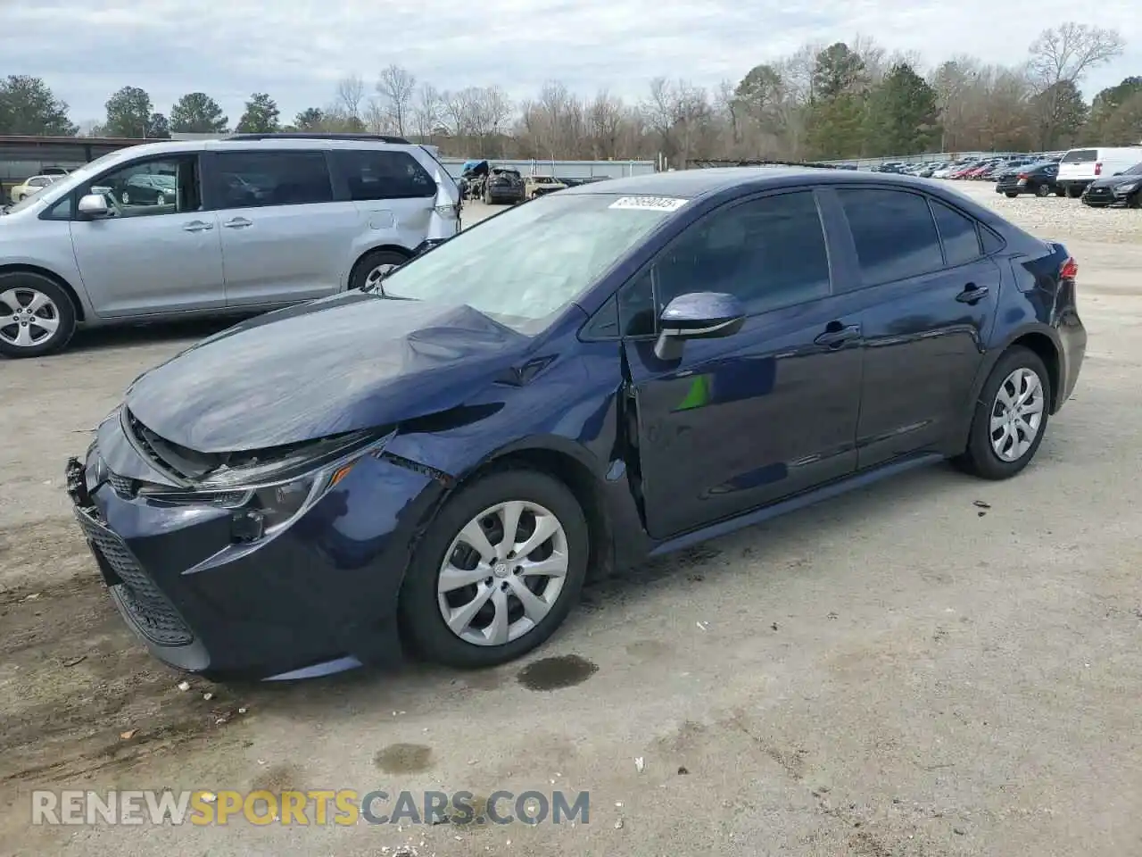 1 Photograph of a damaged car 5YFEPMAEXNP303576 TOYOTA COROLLA 2022