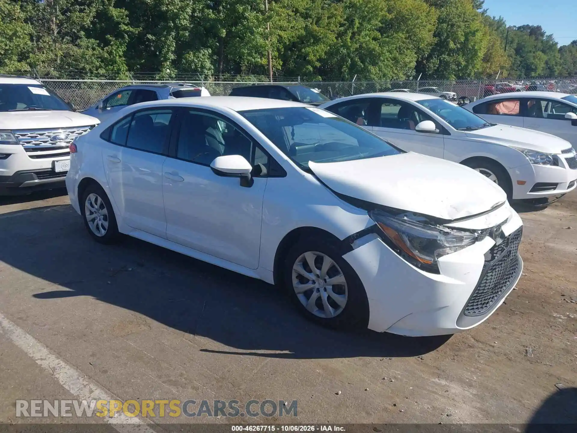 1 Photograph of a damaged car 5YFEPMAEXNP310446 TOYOTA COROLLA 2022