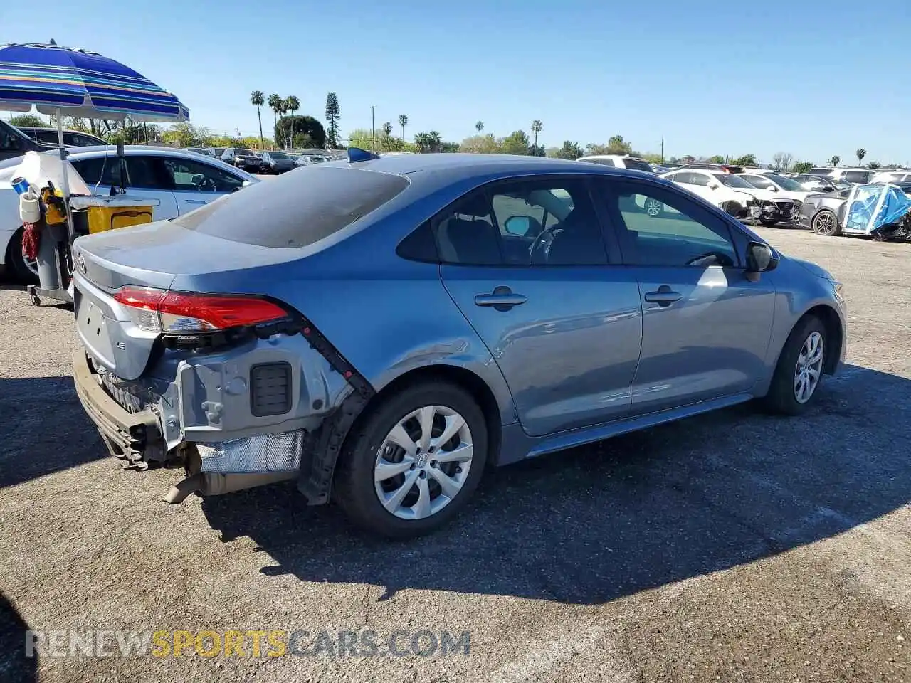 3 Photograph of a damaged car 5YFEPMAEXNP312102 TOYOTA COROLLA 2022