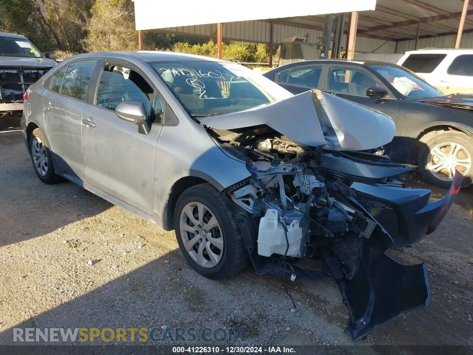 1 Photograph of a damaged car 5YFEPMAEXNP313363 TOYOTA COROLLA 2022
