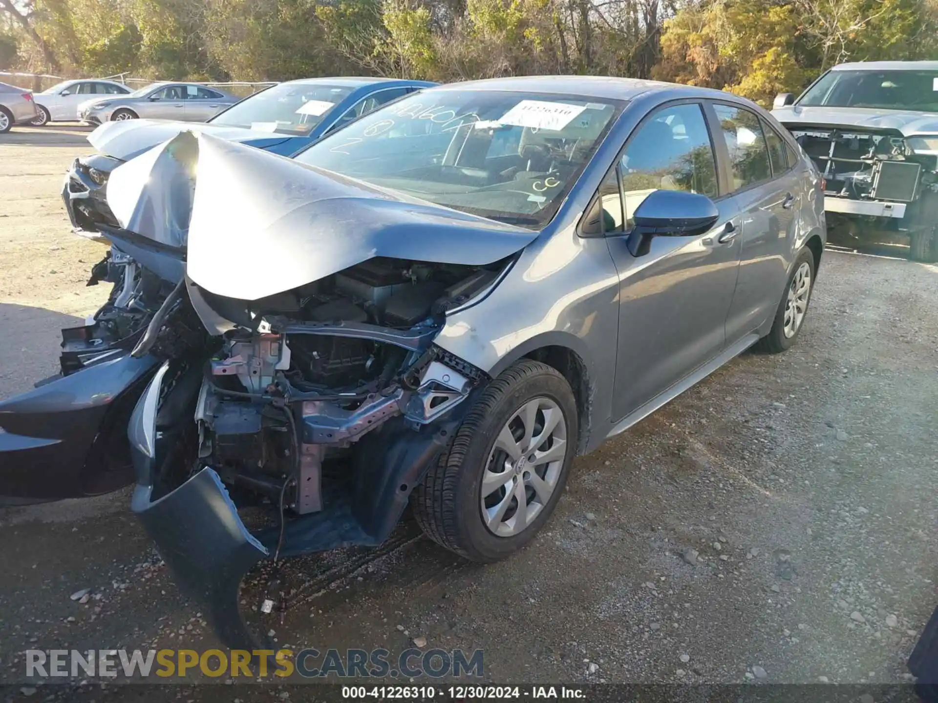 2 Photograph of a damaged car 5YFEPMAEXNP313363 TOYOTA COROLLA 2022