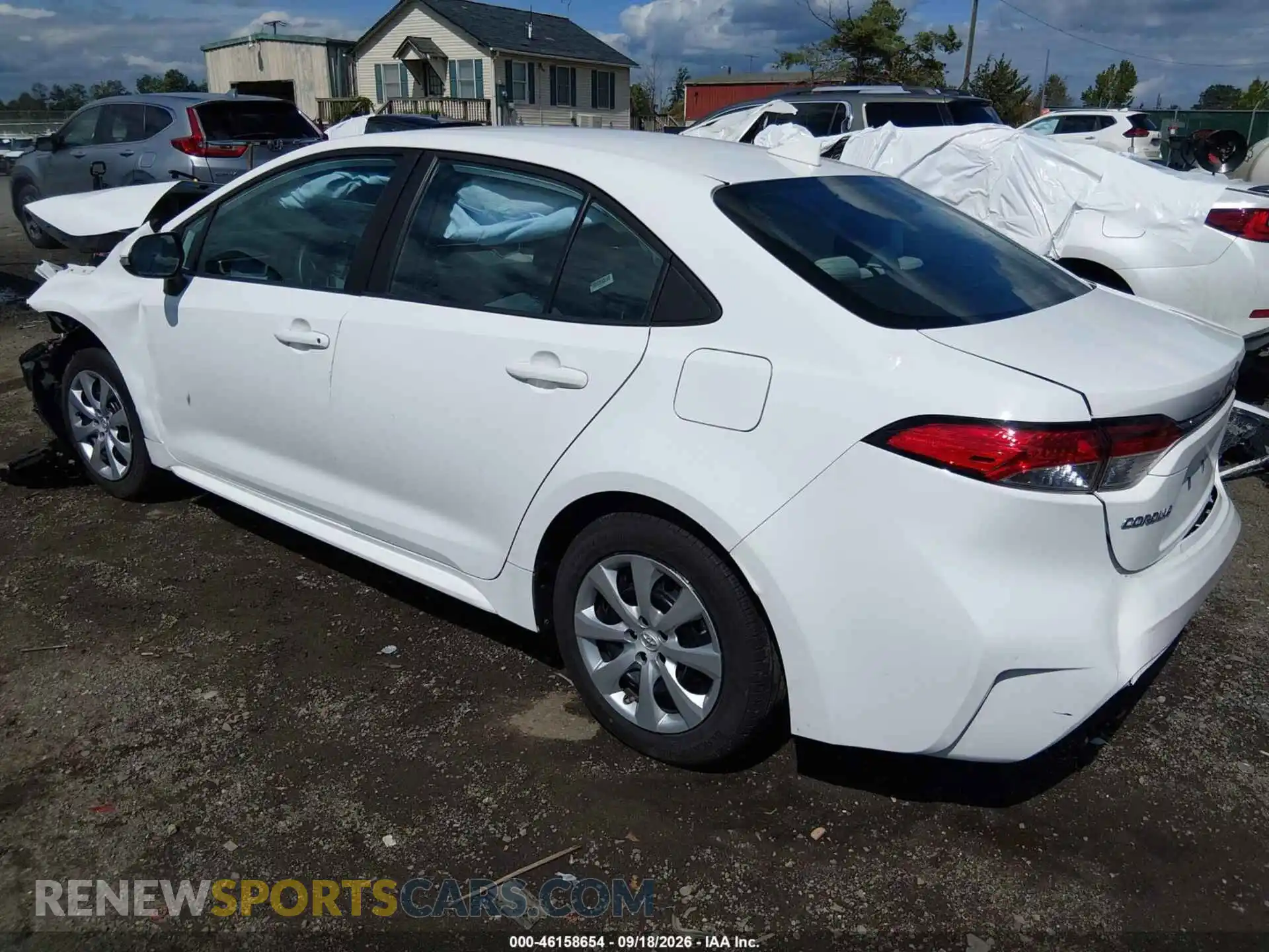 3 Photograph of a damaged car 5YFEPMAEXNP320202 TOYOTA COROLLA 2022