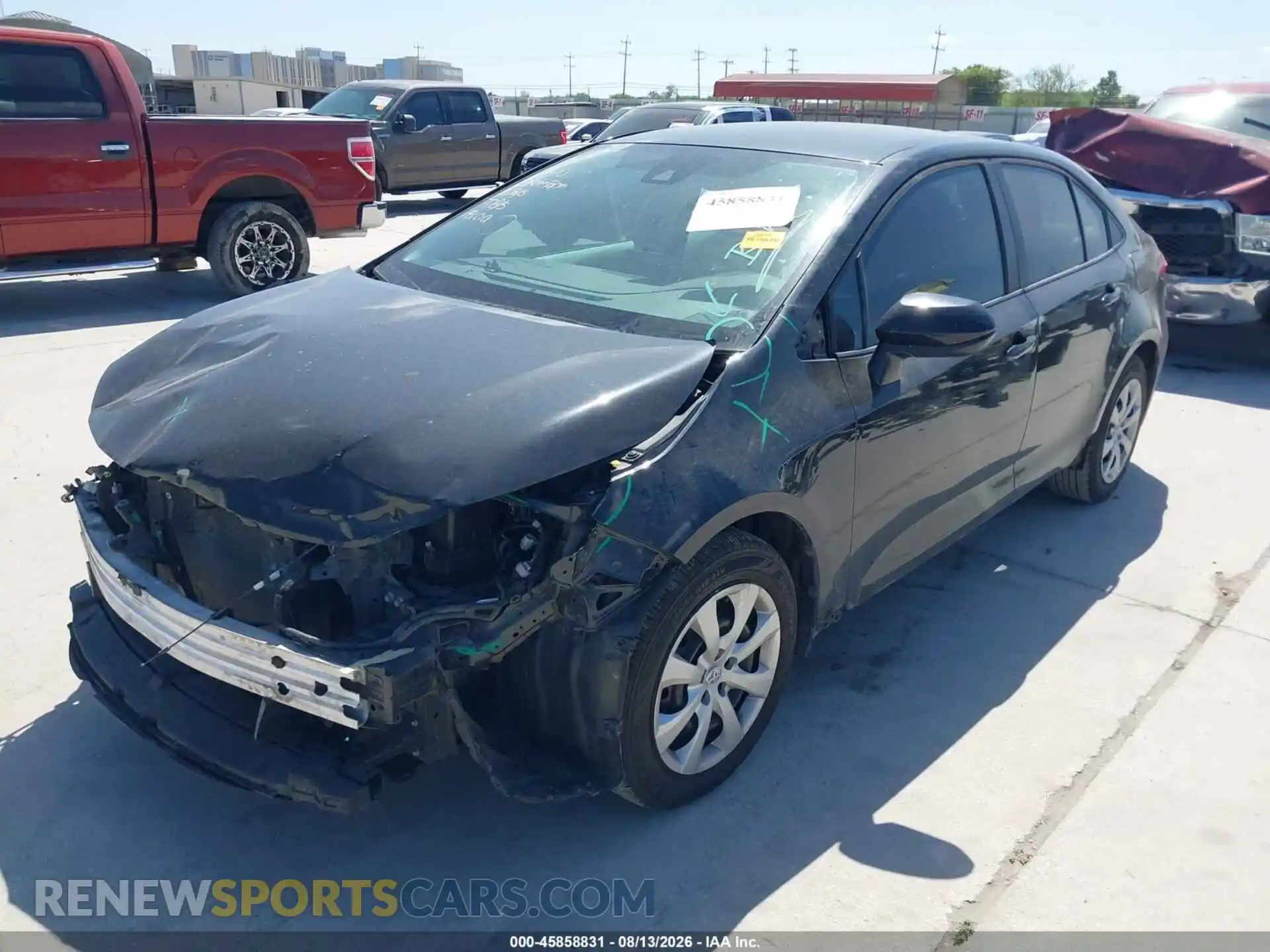 2 Photograph of a damaged car 5YFEPMAEXNP324265 TOYOTA COROLLA 2022