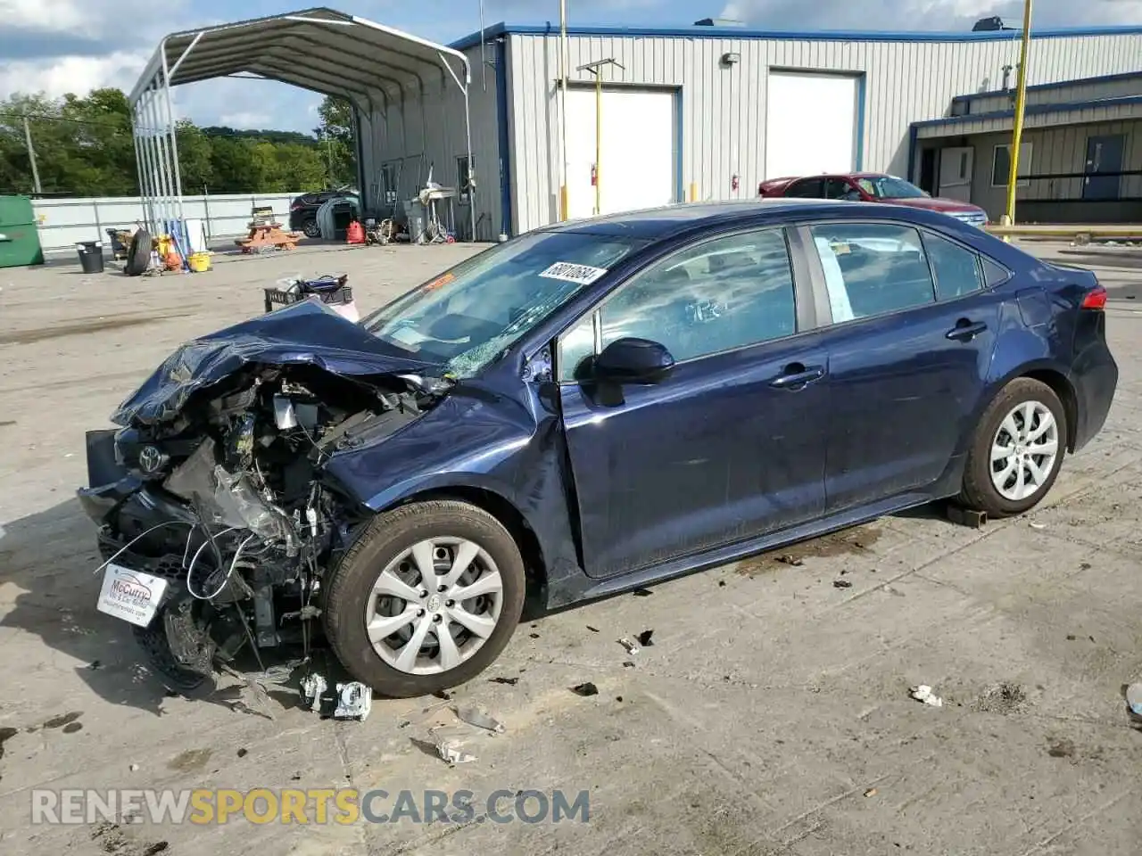 1 Photograph of a damaged car 5YFEPMAEXNP329076 TOYOTA COROLLA 2022