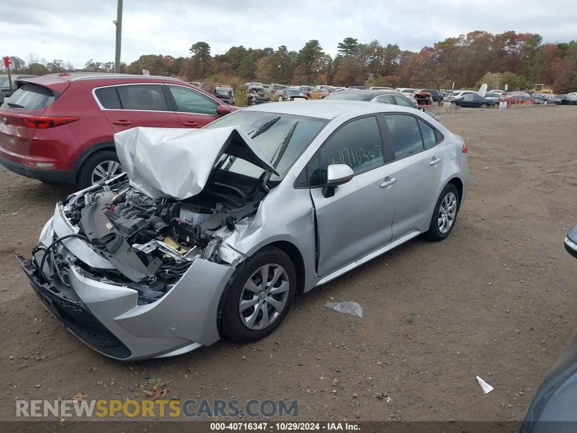 2 Photograph of a damaged car 5YFEPMAEXNP333483 TOYOTA COROLLA 2022