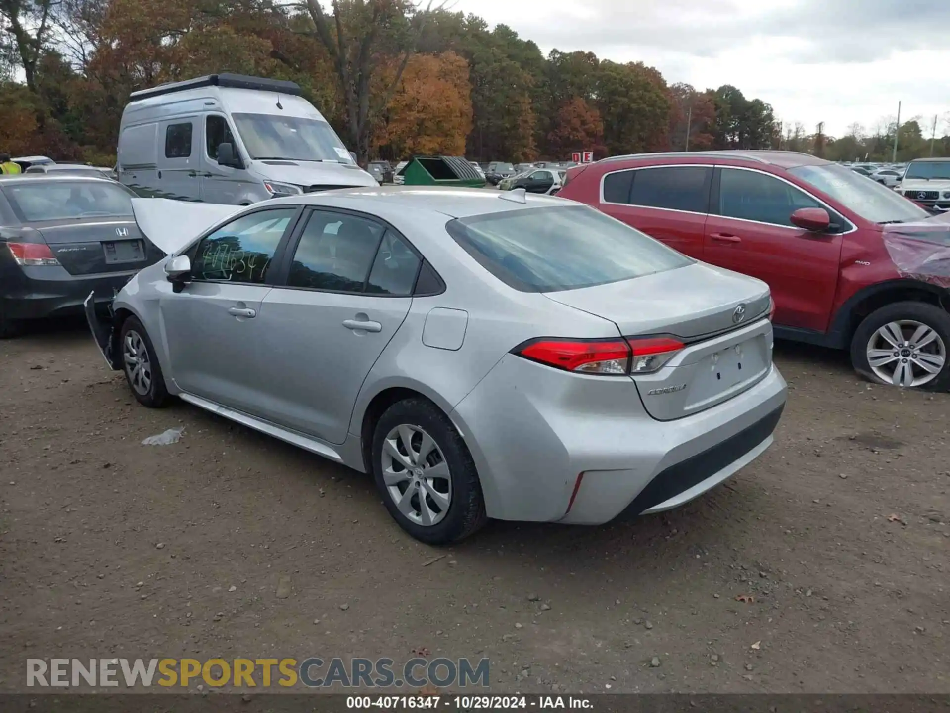 3 Photograph of a damaged car 5YFEPMAEXNP333483 TOYOTA COROLLA 2022