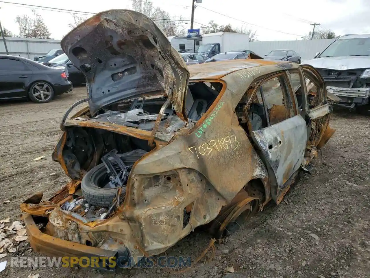 3 Photograph of a damaged car 5YFEPMAEXNP337310 TOYOTA COROLLA 2022