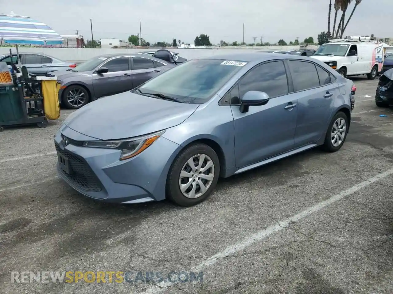 1 Photograph of a damaged car 5YFEPMAEXNP342569 TOYOTA COROLLA 2022