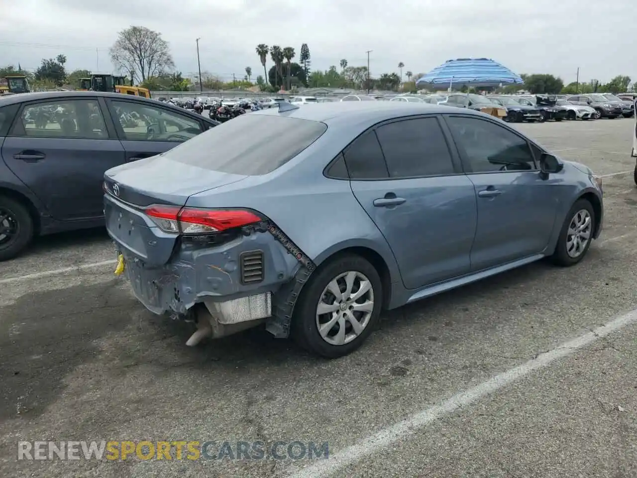 3 Photograph of a damaged car 5YFEPMAEXNP342569 TOYOTA COROLLA 2022