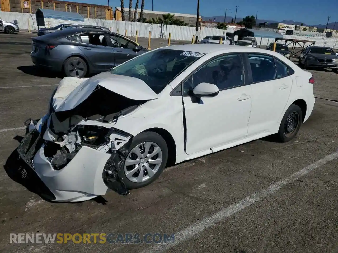 1 fotografías del automóvil dañado 5YFEPMAEXNP348243 TOYOTA COROLLA 2022
