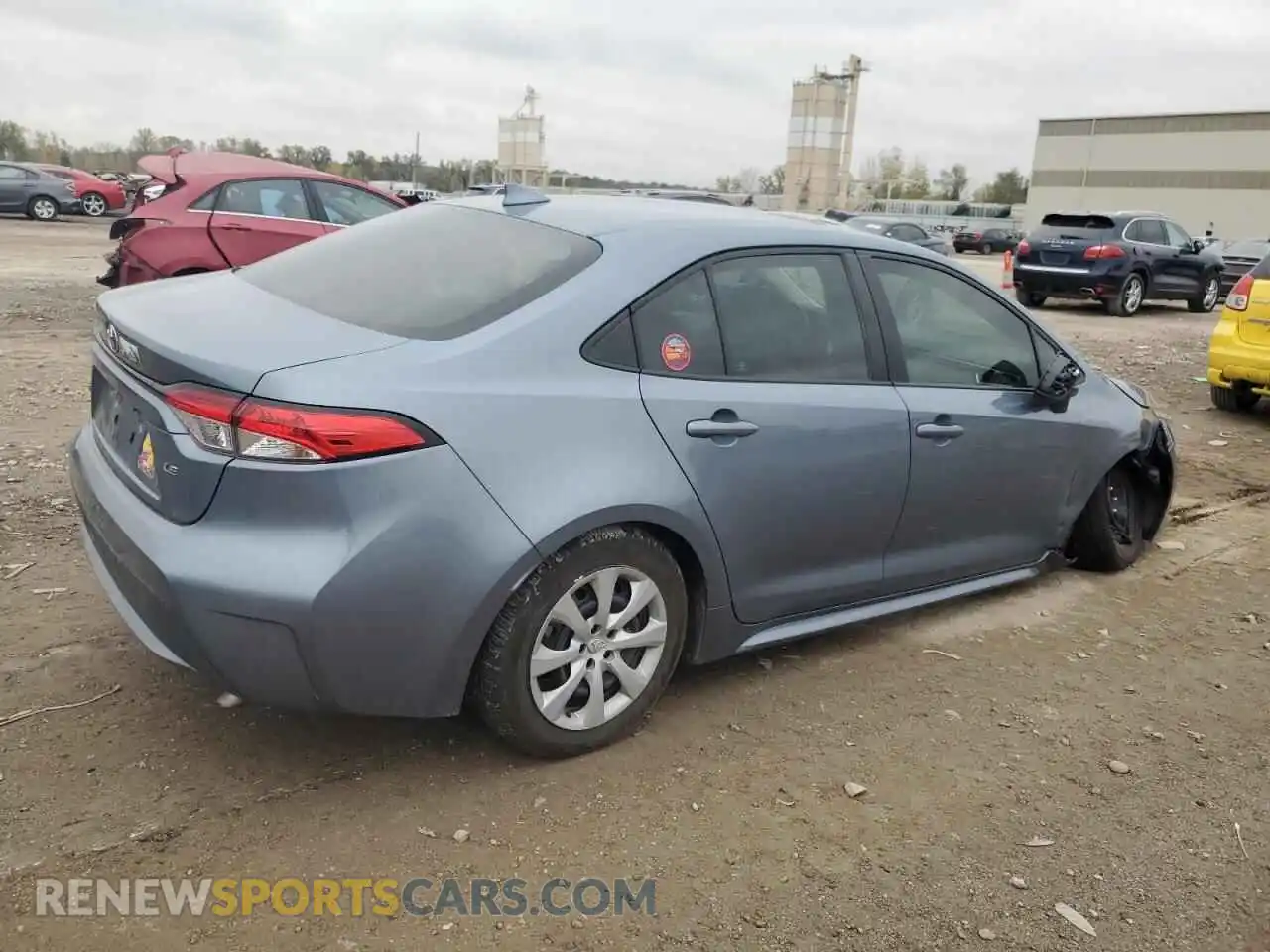 3 Photograph of a damaged car 5YFEPMAEXNP348324 TOYOTA COROLLA 2022