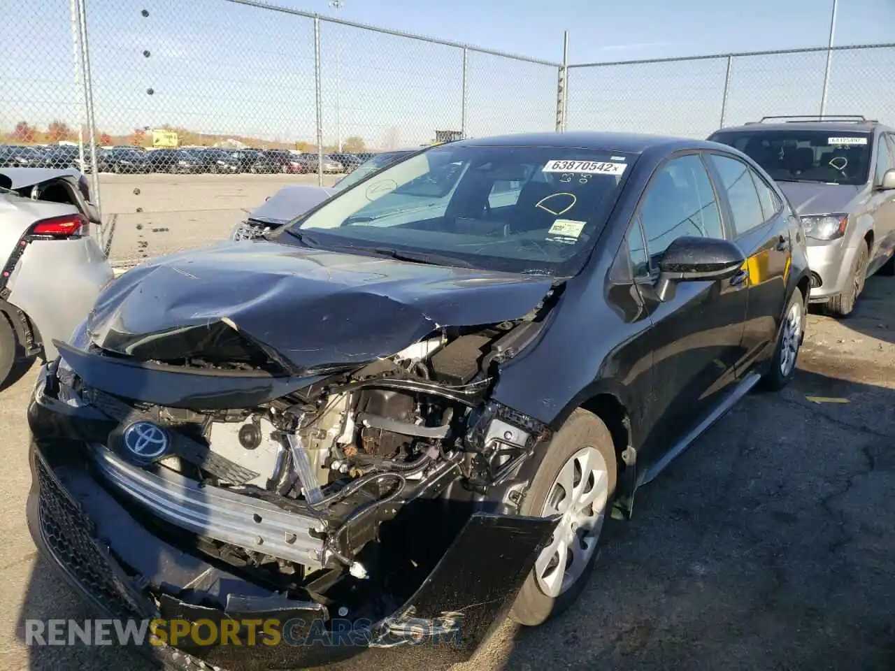 2 Photograph of a damaged car 5YFEPMAEXNP348808 TOYOTA COROLLA 2022