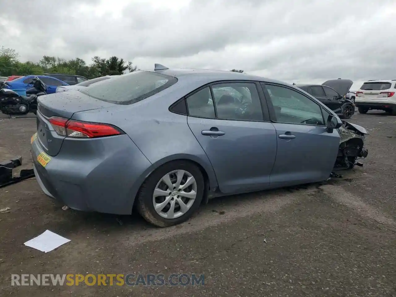 3 Photograph of a damaged car 5YFEPMAEXNP349425 TOYOTA COROLLA 2022