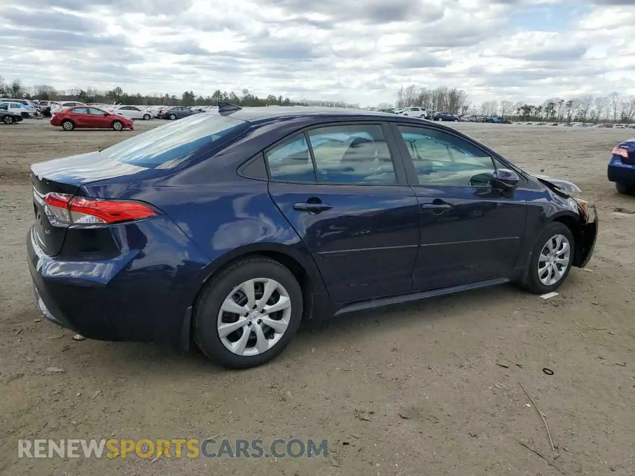 3 fotografías del automóvil dañado 5YFEPMAEXNP350882 TOYOTA COROLLA 2022
