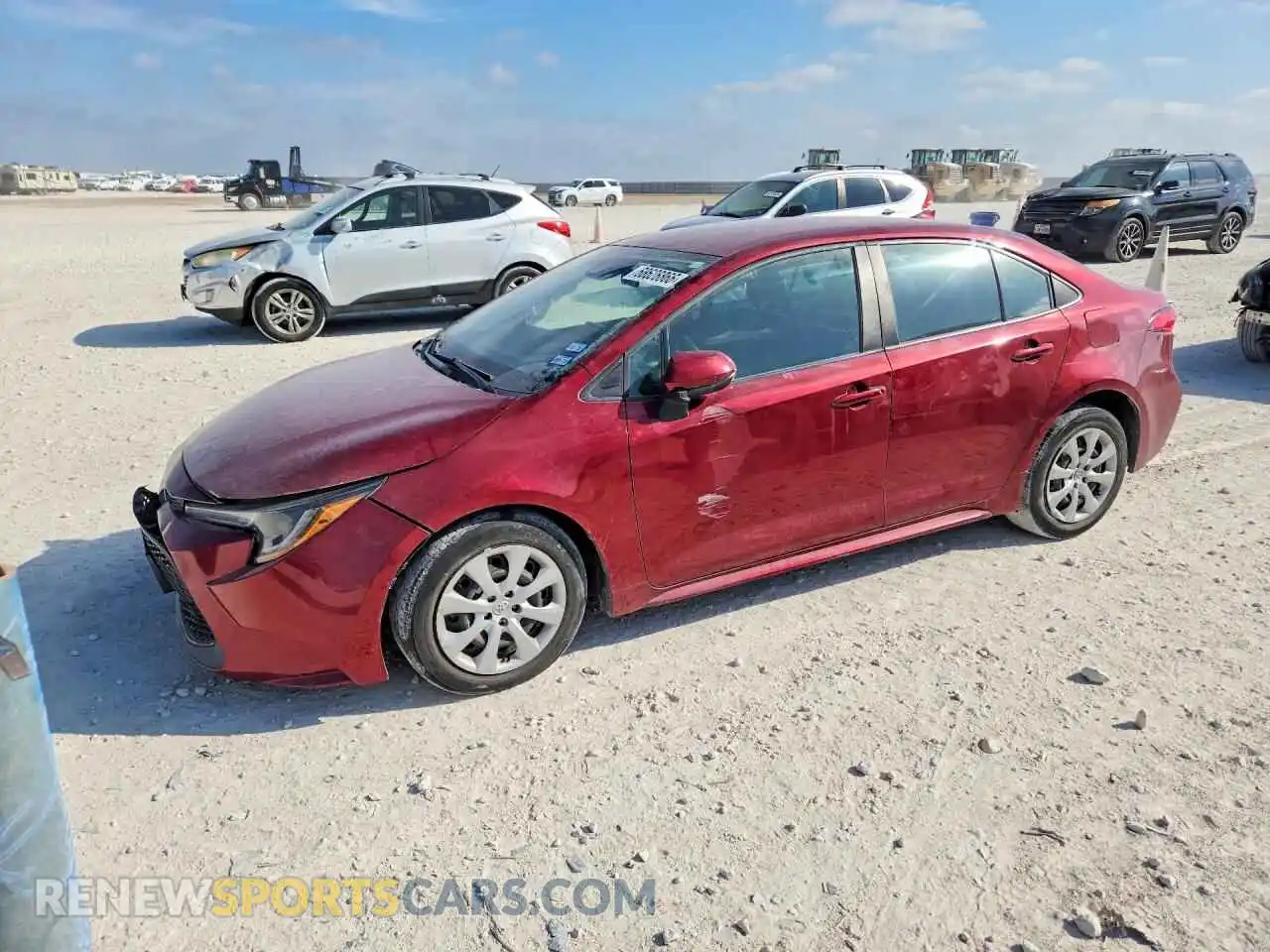 1 Photograph of a damaged car 5YFEPMAEXNP355080 TOYOTA COROLLA 2022