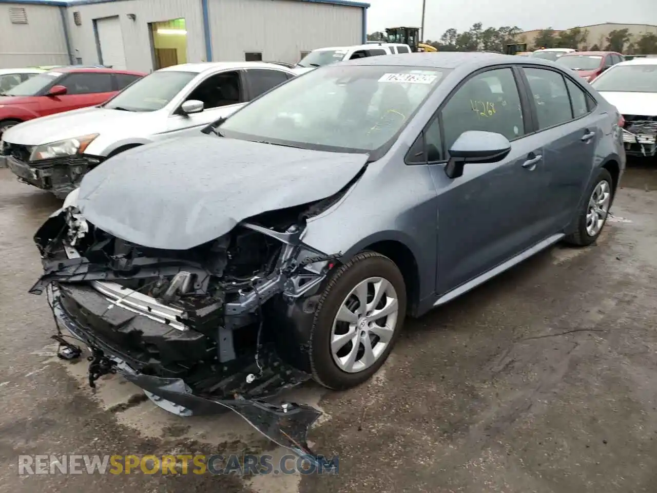 1 Photograph of a damaged car 5YFEPMAEXNP357279 TOYOTA COROLLA 2022