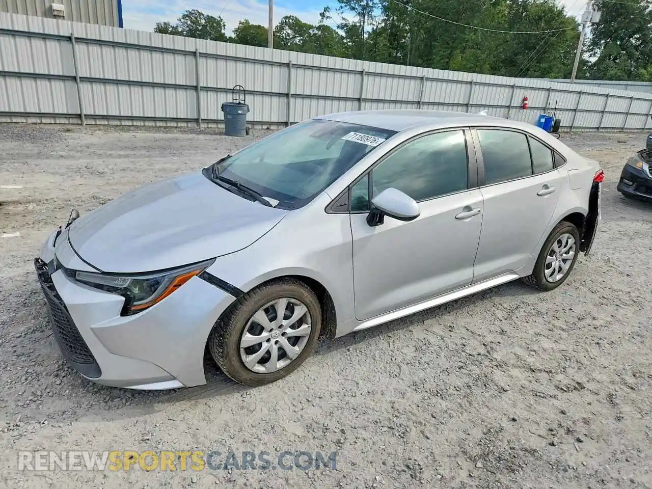 1 fotografías del automóvil dañado 5YFEPMAEXNP359467 TOYOTA COROLLA 2022