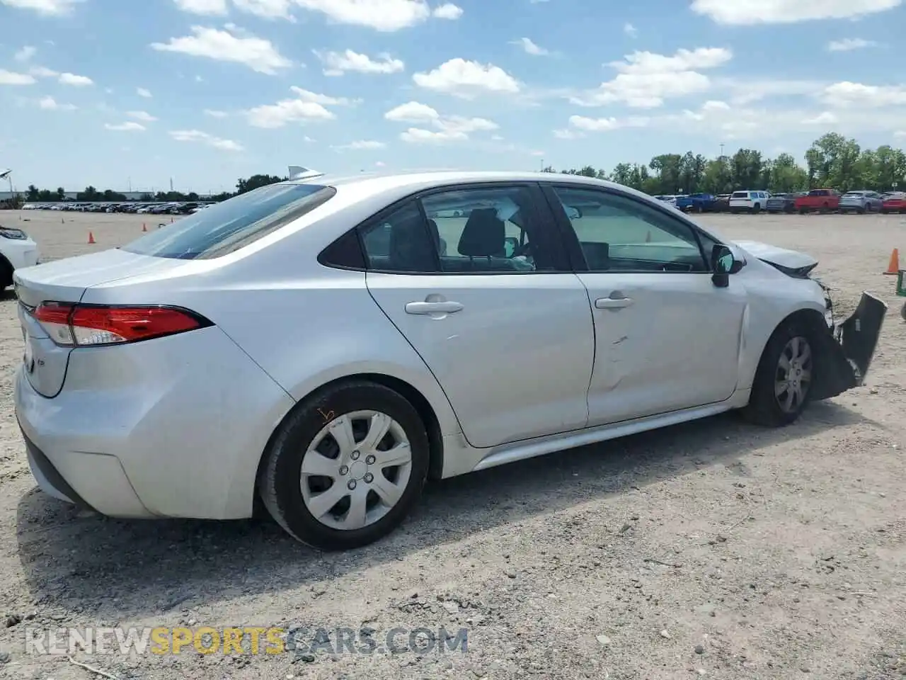 3 Photograph of a damaged car 5YFEPMAEXNP360862 TOYOTA COROLLA 2022