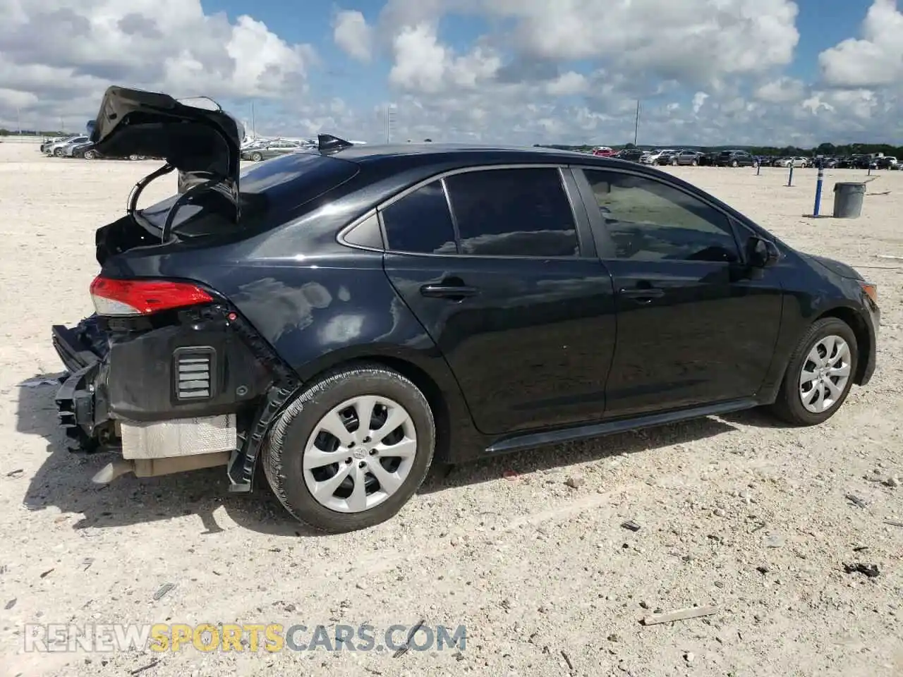 3 Photograph of a damaged car 5YFEPMAEXNP362580 TOYOTA COROLLA 2022
