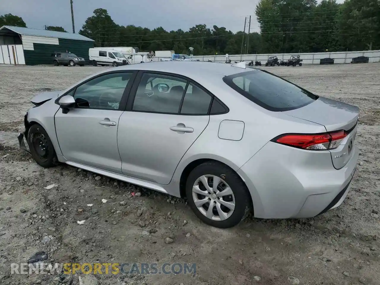 2 Photograph of a damaged car 5YFEPMAEXNP363258 TOYOTA COROLLA 2022