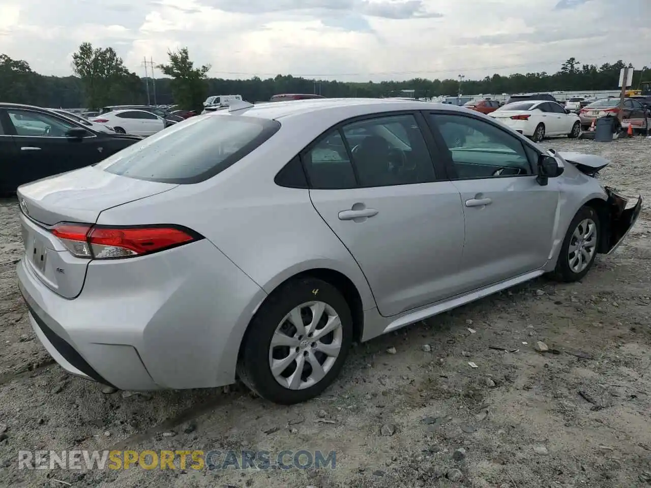 3 Photograph of a damaged car 5YFEPMAEXNP363258 TOYOTA COROLLA 2022