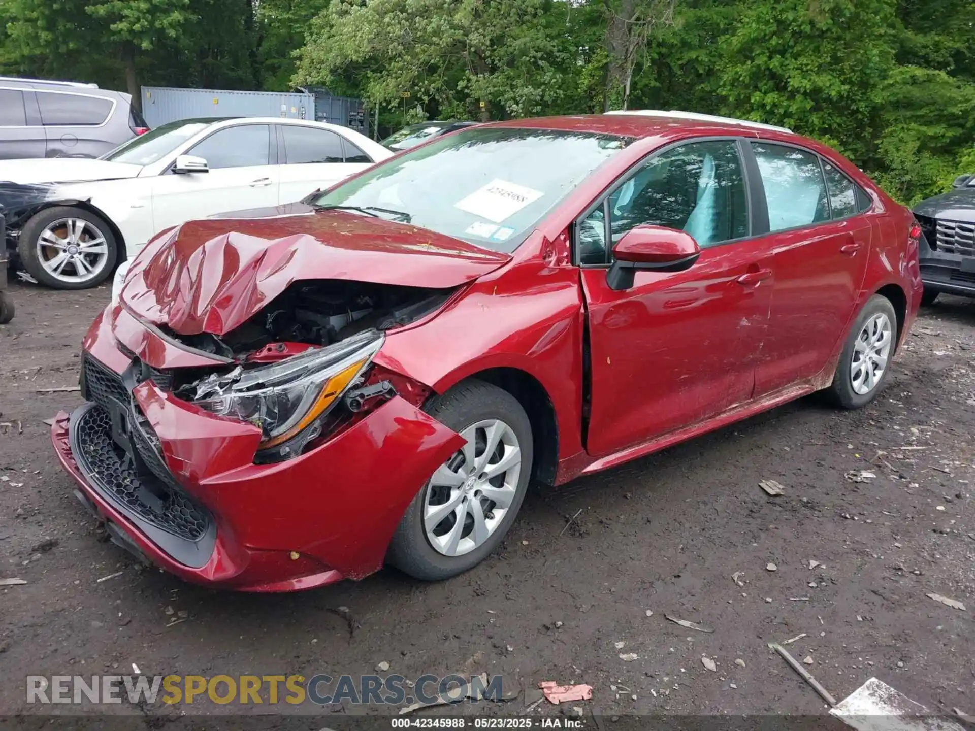 2 Photograph of a damaged car 5YFEPMAEXNP371327 TOYOTA COROLLA 2022