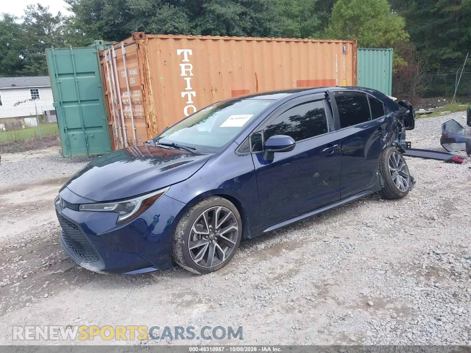 2 Photograph of a damaged car 5YFEPMAEXNP374065 TOYOTA COROLLA 2022