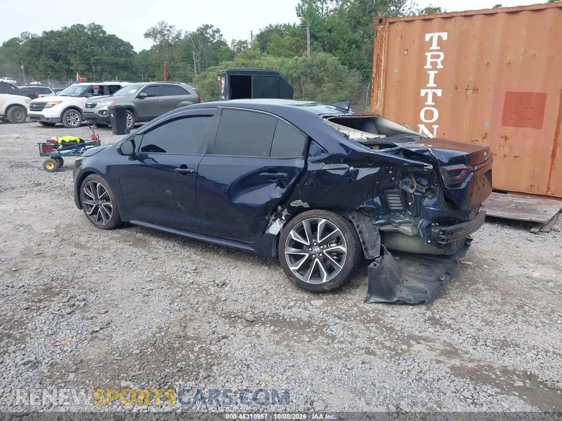 3 Photograph of a damaged car 5YFEPMAEXNP374065 TOYOTA COROLLA 2022