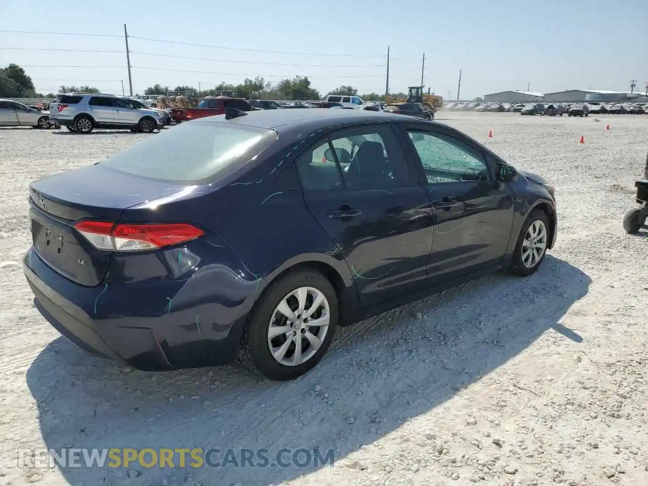3 Photograph of a damaged car 5YFEPMAEXNP383932 TOYOTA COROLLA 2022