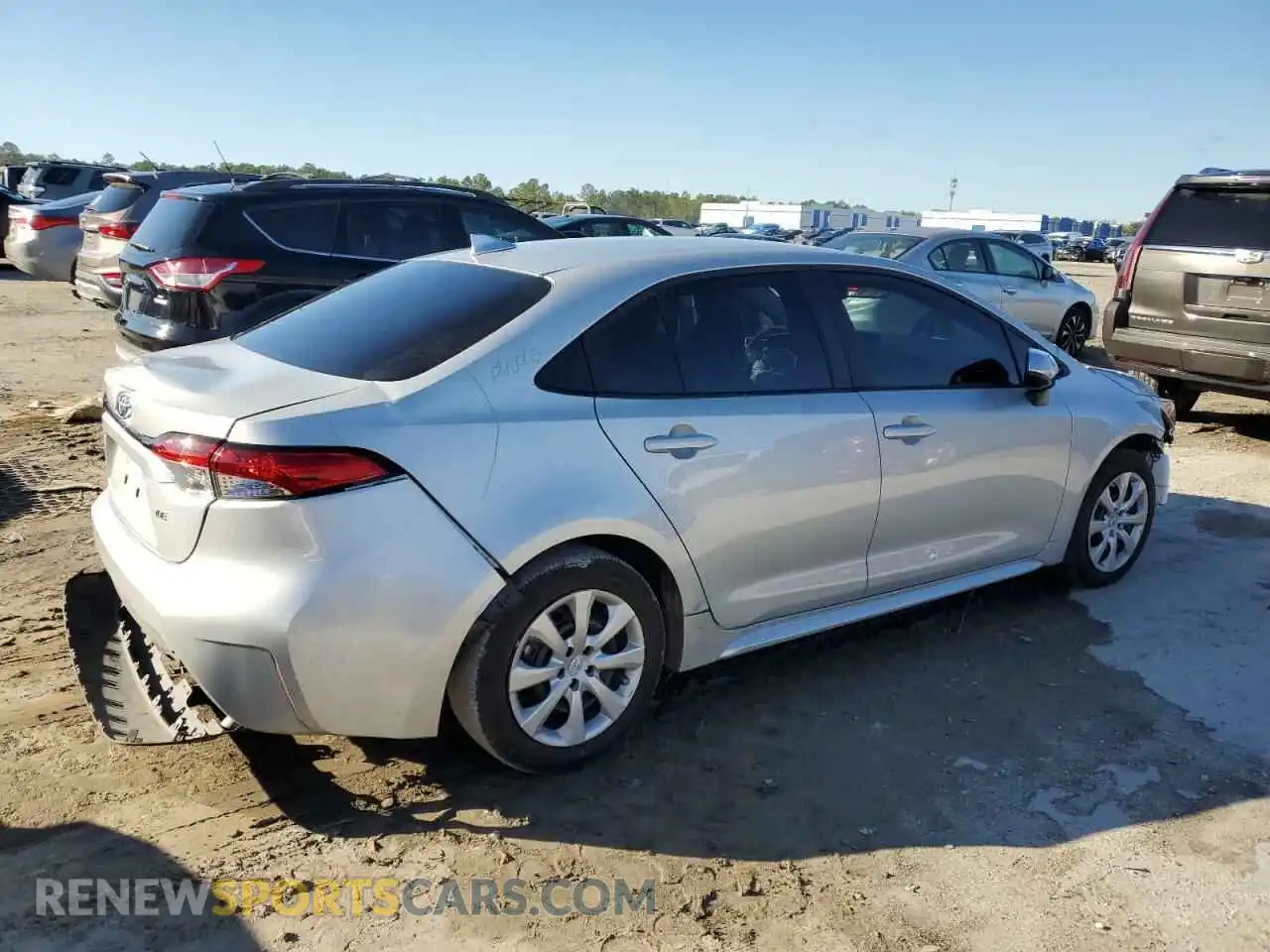 3 Photograph of a damaged car 5YFEPMAEXNP391013 TOYOTA COROLLA 2022