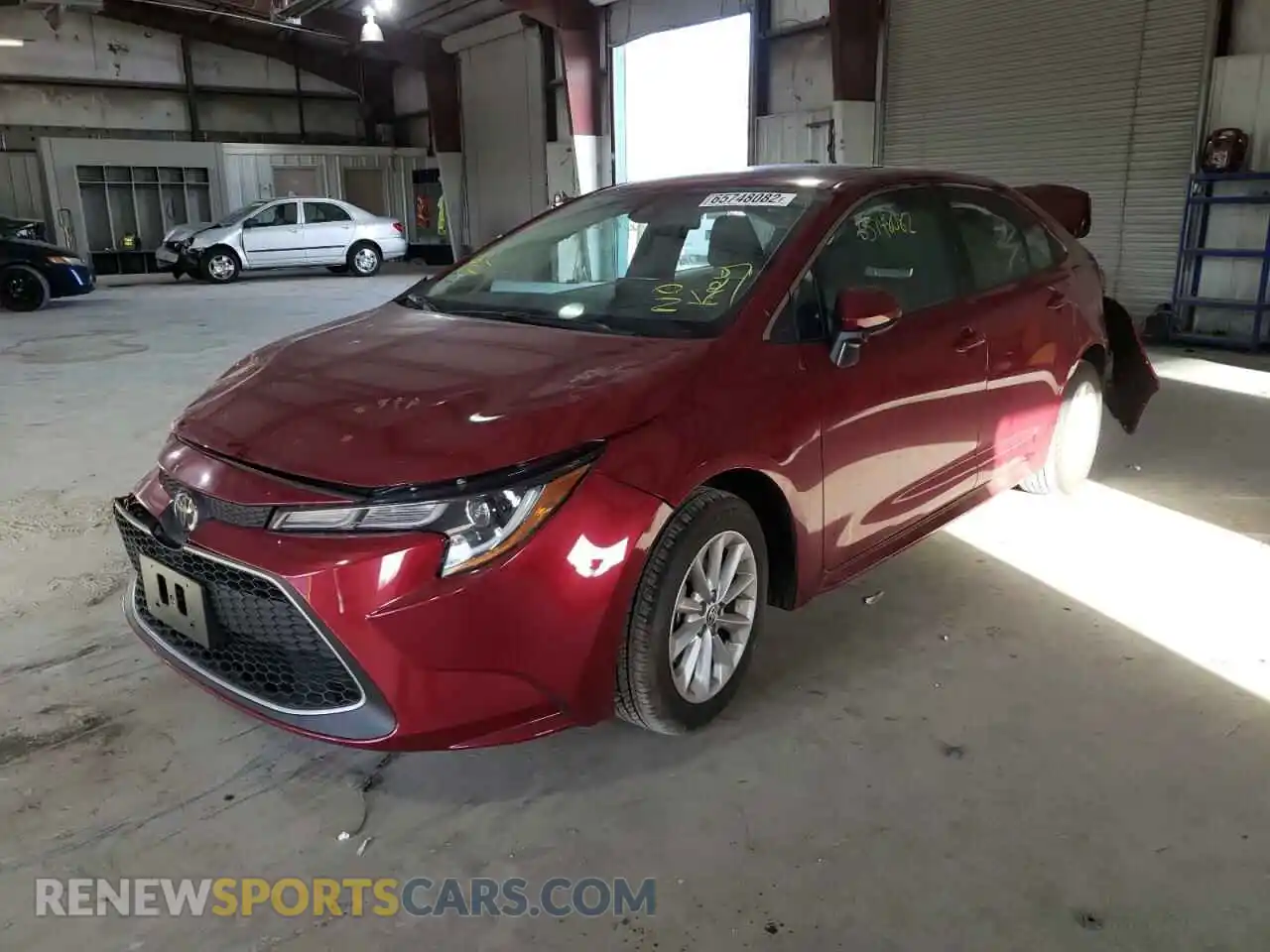 2 Photograph of a damaged car 5YFFPMAE4NP330616 TOYOTA COROLLA 2022