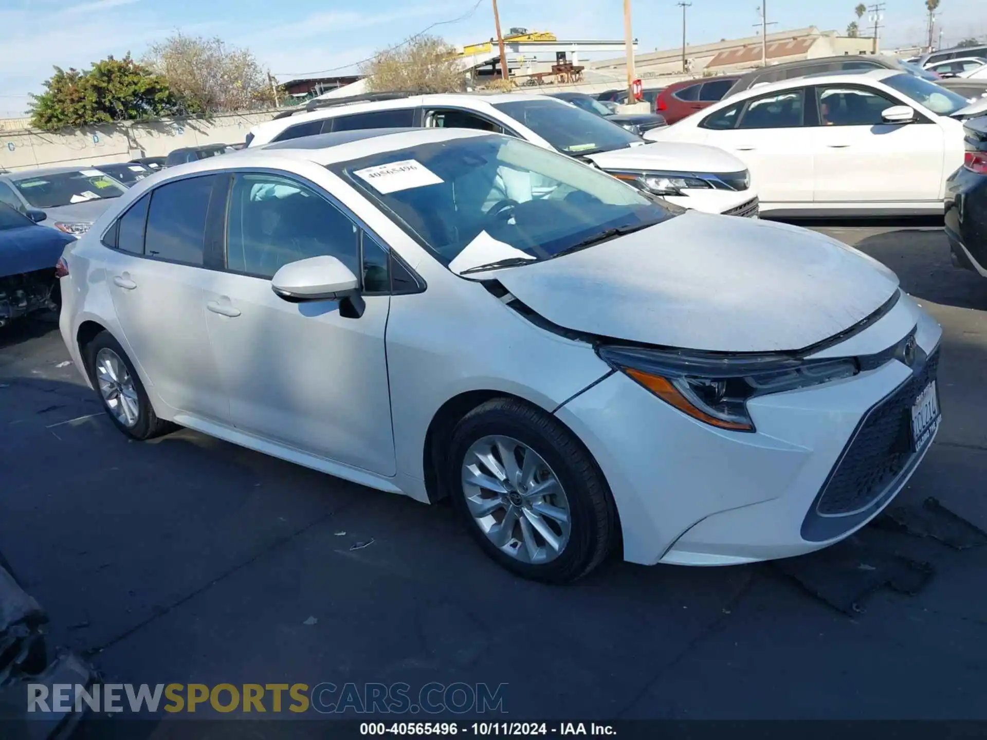 1 Photograph of a damaged car 5YFFPMAE8NP290010 TOYOTA COROLLA 2022