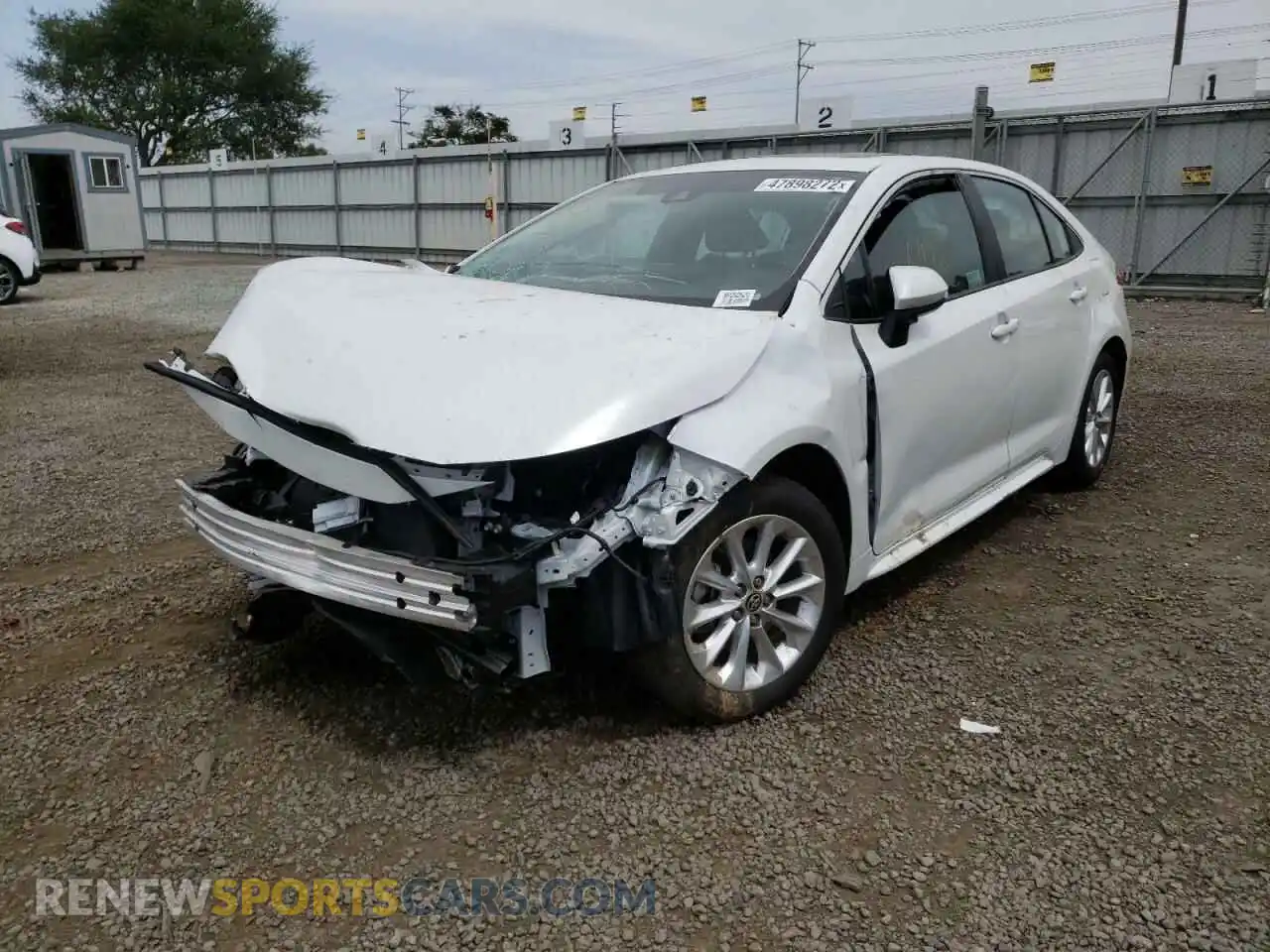 2 Photograph of a damaged car 5YFFPMAE8NP292520 TOYOTA COROLLA 2022