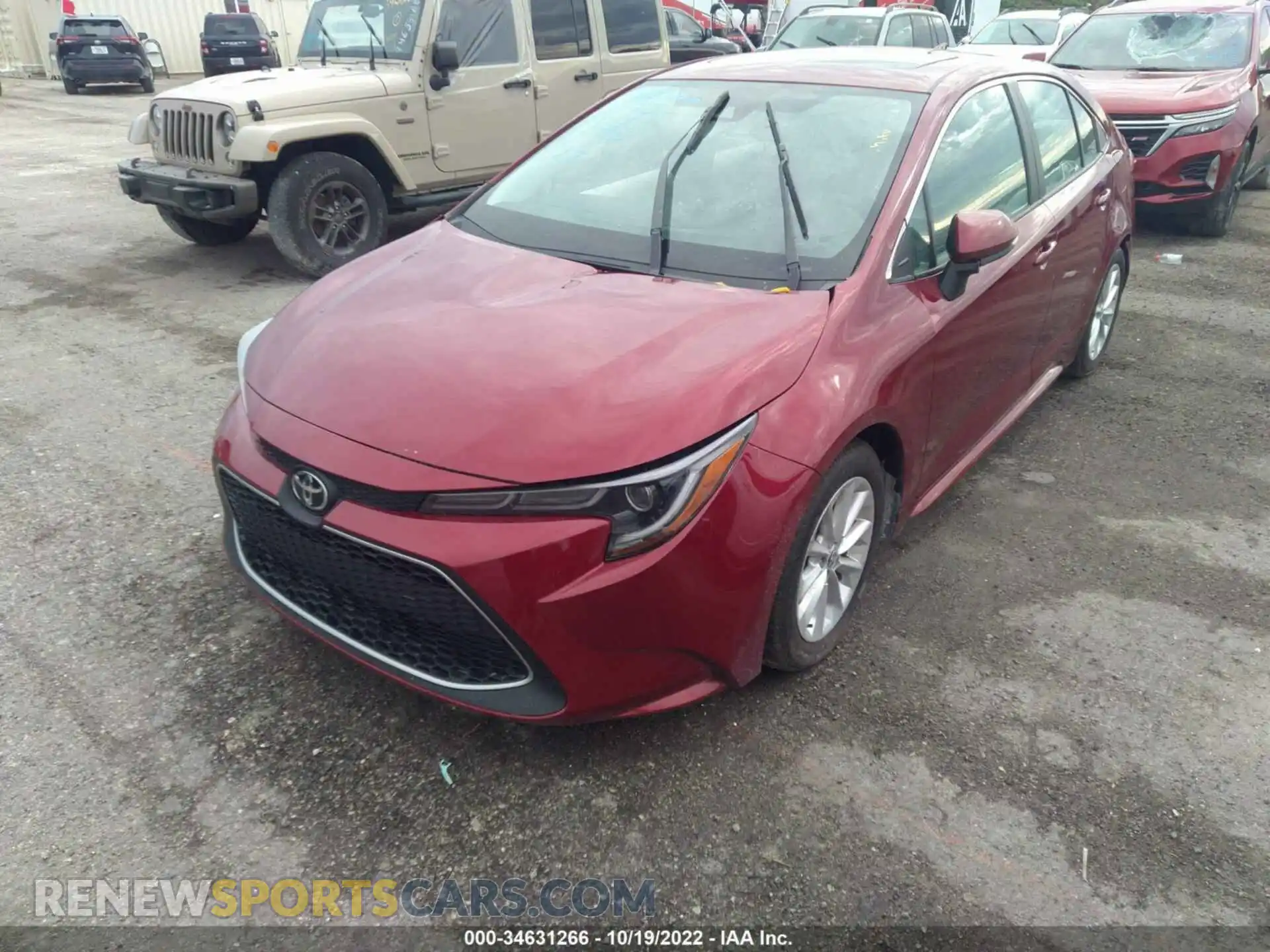 2 Photograph of a damaged car 5YFFPMAE8NP308697 TOYOTA COROLLA 2022