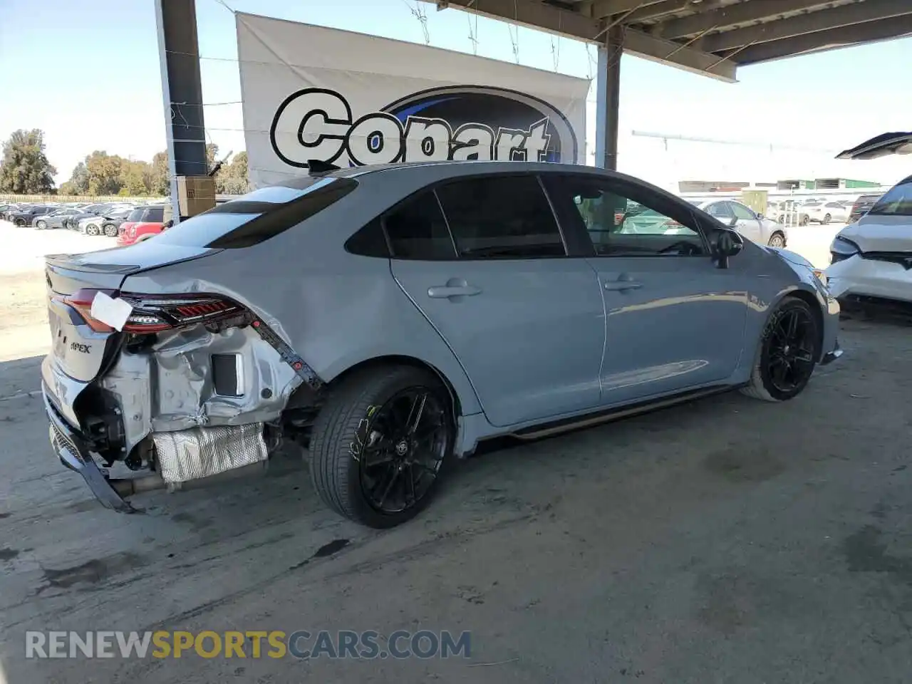 3 Photograph of a damaged car 5YFM4MCE0NP135741 TOYOTA COROLLA 2022